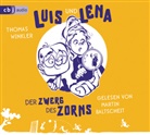 Thomas Winkler, Martin Baltscheit - Luis und Lena - Der Zwerg des Zorns, 2 Audio-CD (Audio book)
