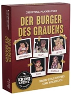 Christina Pannhausen - Der Burger des Grauens. Krimidinner-Rollenspiel und Kochbuch. Für 6 Spieler ab 12 Jahren.