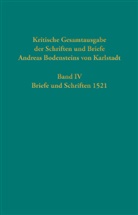 Dingel, Thoma Kaufmann, Thomas Kaufmann - Kritische Gesamtausgabe der Schriften und Briefe Andreas Bodensteins von Karlstadt