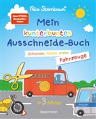 Nico Sternbaum - Mein kunterbuntes Ausschneidebuch - Fahrzeuge. Schneiden, kleben, malen ab 3 Jahren. Mit Scherenführerschein