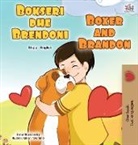 Kidkiddos Books, Inna Nusinsky - Boxer and Brandon (Albanian English Bilingual Book for Kids)