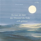 Mascha Kaléko, Ulrich Maske, U. V. M., u.v.m., Julia Nachtmann, Stephan Schad... - Es war als hätt der Himmel die Erde still geküsst, 3 Audio-CD (Hörbuch)