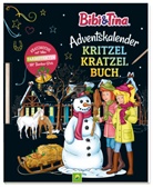 Nicole Lindenroth, Schwager &amp; Steinlein Verlag - Bibi & Tina Adventskalender Kritzel-Kratzel Buch