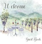 Lulu And Bell - Vineyard themed Guest Book, vacation home, comments book, holiday home, visitor book to sign