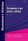French, French, Derek French, Derek (Freelance Editor and Writer in Busi French, Derek French, Derek (freelance editor and writer in business and legal publishing for over 30 years.) French - Blackstone''s Statutes on Company Law 2021-2022