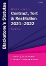 Rose, Rose, Francis Rose, Francis (Senior Research Fellow Rose, Francis Rose, Francis (Senior Research Fellow Rose - Blackstone''s Statutes on Contract, Tort & Restitution 2021-2022