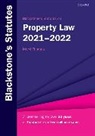 Thomas, THOMAS, Meryl Thomas, Meryl (Lecturer in Law Thomas, Meryl Thomas, Meryl (Lecturer in Law Thomas - Blackstone''s Statutes on Property Law 2021-2022