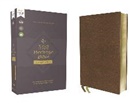 Zondervan, Zondervan - NASB, Heritage Bible, Passaggio Setting, Leathersoft, Brown, 1995 Text, Comfort Print