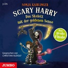 Sonja Kaiblinger, Christian Rudolf - Scary Harry. Das Skelett mit der goldenen Sense, 3 Audio-CD (Audio book)