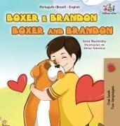 Kidkiddos Books, Inna Nusinsky - Boxer and Brandon (Portuguese English Bilingual Book for Kids-Brazilian)