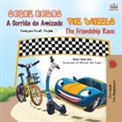 Kidkiddos Books, Inna Nusinsky - The Wheels - The Friendship Race (Portuguese English Bilingual Book - Brazilian)