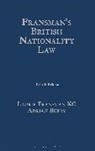Adrian Berry, Laurie Fransman KC, Laurie Fransman Qc, Laurie Fransman Qc - Fransman’s British Nationality Law