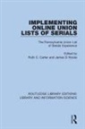 Ruth C. Hooks Carter, Ruth C. Carter, Carter Ruth C., James D Hooks, James D. Hooks - Implementing Online Union Lists of Serials