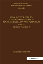 Katalin Nun Stewart, Katalin Nun Stewart, Jon Stewart - Volume 21, Tome Ii: Cumulative Index