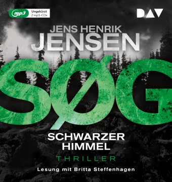 Jens Henrik Jensen, Britta Steffenhagen - SØG. Schwarzer Himmel. Ein Nina-Portland-Thriller (Teil 2), 2 Audio-CD, 2 MP3 (Hörbuch) - Ungekürzte Lesung mit Britta Steffenhagen (2 mp3-CDs), Lesung