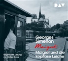 Georges Simenon, Walter Kreye - Maigret und die kopflose Leiche, 4 Audio-CD (Livre audio)