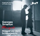 Georges Simenon, Walter Kreye - Maigret vor dem Schwurgericht, 4 Audio-CD (Livre audio)