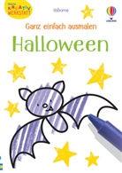 Kirsteen Robson, Jenny Brown - Kleine Kreativ-Werkstatt - Ganz einfach ausmalen: Halloween