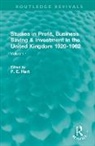 P. E. Hart, P.e. Hart, P. E. Hart - Studies in Profit, Business Saving Investment in United Kingdom 1920