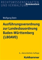 Wolfgang Stein - Ausführungsverordnung zur Landesbauordnung Baden-Württemberg (LBOAVO)
