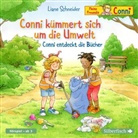 Liane Schneider, diverse - Conni kümmert sich um die Umwelt / Conni entdeckt die Bücher (Meine Freundin Conni - ab 3), 1 Audio-CD (Hörbuch)