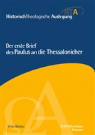 Fritz Röcker, Fritz (Dr.) Röcker, Fritz W Röcker, Röcker  Fritz - Der erste Brief des Paulus an die Thessalonicher