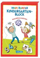 Hanna Sörensen, Theresia Koppers - Rätseln für Kita-Kinder: Mein bunter Kindergarten-Block: Malspiele und Rätsel
