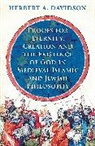 Herbert A Davidson, Herbert A. Davidson - Proofs for Eternity, Creation and the Existence of God in Medieval