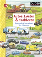 Christina Braun, Niklas Böwer - Duden 24+: Autos, Laster & Traktoren: Das große Wimmelbuch der Fahrzeuge