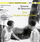 Simone de Beauvoir, Simone de Beauvoir, Birgitta Assheuer - Die Unzertrennlichen, 1 Audio-CD, 1 MP3 (Hörbuch)