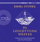 Emma Stonex, Tessa Mittelstaedt, Timo Weisschnur - Die Leuchtturmwärter, 1 Audio-CD, 1 MP3 (Hörbuch)