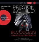 Lincoln Child, Douglas Preston, Detlef Bierstedt - BLOODLESS - Grab des Verderbens, 2 Audio-CD, 2 MP3 (Hörbuch)