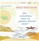 Thich Nhat Hanh, Herbert Schäfer - Wie weiterleben, wenn ein geliebter Mensch stirbt?, 1 Audio-CD, 1 MP3 (Audiolibro)