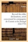 France, Adolphe Lanoë - Recueil des edits, declarations,