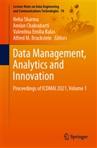 Valentina Emilia Balas, Alfred M. Bruckstein, Amla Chakrabarti, Amlan Chakrabarti, Valentina Emilia Balas et al, Neha Sharma - Data Management, Analytics and Innovation