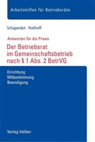 Leonie Potthoff, Susann Schaperdot, Susanne Schaperdot, Stephani Kaufmann-Jirsa, Stephanie Kaufmann-Jirsa - Der Betriebsrat im Gemeinschaftsbetrieb nach § 1 Abs. 2 BetrVG
