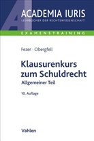 Karl-Hein Fezer, Karl-Heinz Fezer, Eva Inés Obergfell, Ronn Hauck, Ronny Hauck - Klausurenkurs zum Schuldrecht Allgemeiner Teil