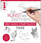 frechverlag - Die Kunst des Zeichnens Tiere. Der Quick-Start-Block