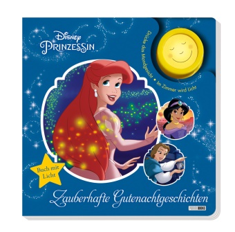 Panini, Panin, Panini - Disney Prinzessin: Zauberhafte Gutenachtgeschichten Pappbilderbuch mit Licht