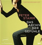 Peter Stamm, Christian Brückner - Das Archiv der Gefühle, 1 Audio-CD, 1 MP3 (Audiolibro)