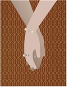 Die Macht der Liebe Großes Notizheft (A5) Motiv Hand in Hand