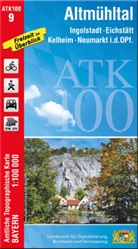 Landesam für Digitalisierung Breitband un, Landesamt für Digitalisierung Breitband un, Breitband und Vermessung Landesamt für Digitalisierung - ATK100-9 Altmühltal (Amtliche Topographische Karte 1:100000)