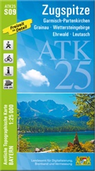 Landesam für Digitalisierung Breitband un, Landesamt für Digitalisierung Breitband un, Breitband und Vermessung Landesamt für Digitalisierung - ATK25-S09 Zugspitze (Amtliche Topographische Karte 1:25000)