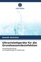 Bahodir Norkulow - Ultraviolettgeräte für die Grundwasserdesinfektion