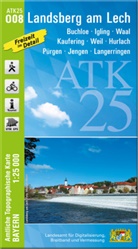 Landesam für Digitalisierung Breitband un, Landesamt für Digitalisierung Breitband un, Breitband und Vermessung Landesamt für Digitalisierung - ATK25-O08 Landsberg am Lech (Amtliche Topographische Karte 1:25000)