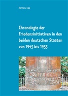 Karlheinz Lipp - Chronologie der Friedensinitiativen in den beiden deutschen Staaten von 1945 bis 1955