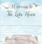 Lulu And Bell - Lake house guest book (Hardcover) for vacation house, guest house, visitor comments book