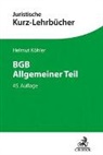 Helmu Köhler, Helmut Köhler, Heinrich Lange - BGB Allgemeiner Teil