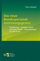 Timo Hebeler, Timo (Prof. Dr.) Hebeler - Das neue Bundespersonalvertretungsgesetz