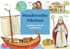 Petra Lefin - Wundervoller Nikolaus. Erzählschienen-Figurenset, m. 1 Beilage
